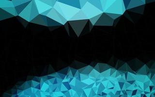 Light BLUE vector triangle mosaic texture.