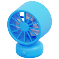 fan 3d rendere icona illustrazione png