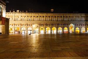 Palazzo dei Banchi at night, in Bologna photo