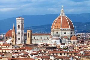 view of Cathedral in Florence town photo