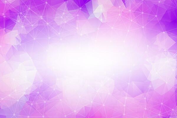 Purple low poly background. Polygonal design pattern. Bright mosaic modern geometric design, Creative Design Templates. Connected lines with dots.