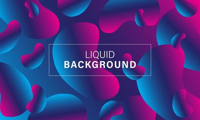 3d liquid background