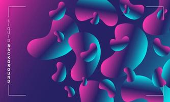 3d liquid background vector