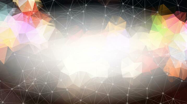 Dark low poly background. Polygonal design pattern. Bright mosaic modern geometric design, Creative Design Templates. Connected lines with dots.