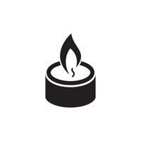 Candle Vector icon design illustration