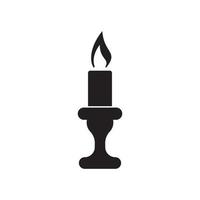 Candle Vector icon design illustration