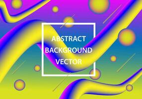 Colorful geometric background. Fluid shapes composition. vector