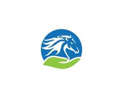 Creative Horse Care Logo Designs Icon Concept Vector Illustration.