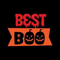 Best Boo typography lettering for t shirt vector