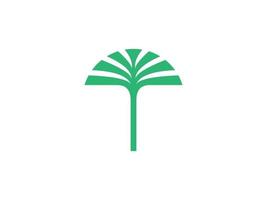 Palm tree logo illustration vector