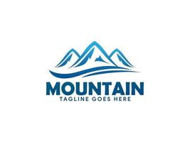 Mountain logo illustration vector