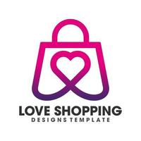 Shopping bag vector icon, Vector bag for shopping online icon