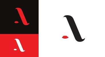 Letter A Beauty Logo Template vector