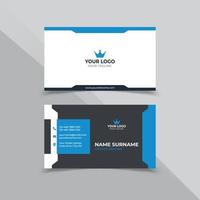 Business Card Design Template vector