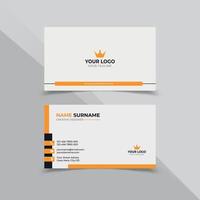 Minimal Business Card Design Template vector