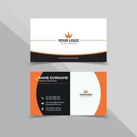 Business card design Template vector