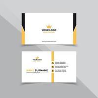 Minimal Business Card Design Template for compnay vector