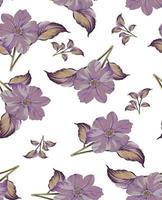 Flower vector pattern