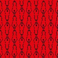 Seamless pattern with black skeletons. vector