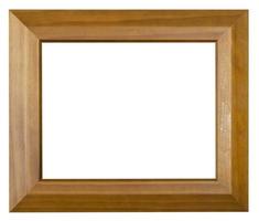 modern brown wide wooden picture frame photo