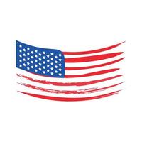 american flag vector