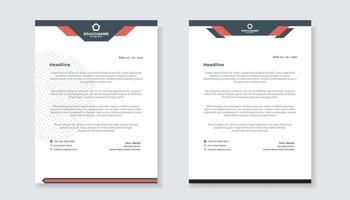 set of modern letterhead template for stationery design all business corporate company. vector format editable A4. for download.