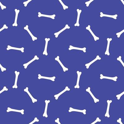 Seamless pattern with bones