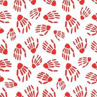 seamless pattern of Skeleton hands. Design for Halloween and day of the Dead. Vector illustration