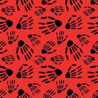 seamless pattern of Skeleton hands. Design for Halloween and day of the Dead. Vector illustration
