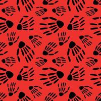 seamless pattern of Skeleton hands. Design for Halloween and day of the Dead. Vector illustration