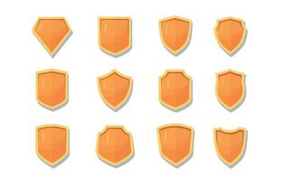 Shield Icon Set Concept vector