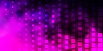 Dark Purple, Pink vector pattern in square style.