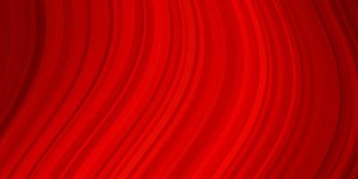 Dark Red vector pattern with curved lines.