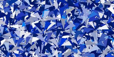 Light blue vector backdrop with triangles, lines.