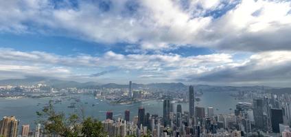 vista de hong kong foto