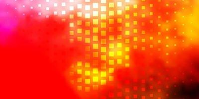 Light Red, Yellow vector template with rectangles.