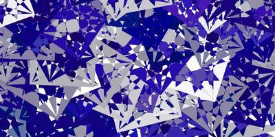 Light Gray vector background with polygonal forms.