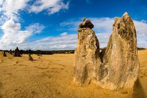 pinnacles park in west australia photo