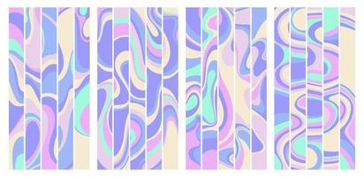 Psychedelic y2k background 2000. Vector illustration in retro aesthetic 1990 style.