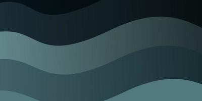 Dark BLUE vector background with bent lines.