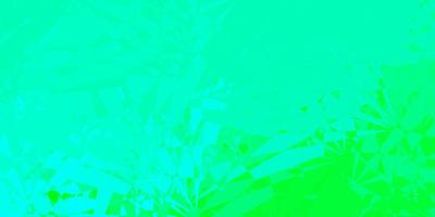 Light Green vector template with triangle shapes.