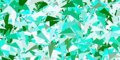 Light green vector pattern with polygonal shapes.