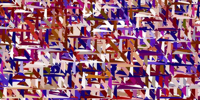 Light multicolor vector template with triangle shapes.