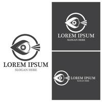 Eye Care vector logo design