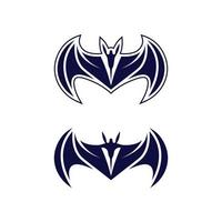bat vector icon logo template