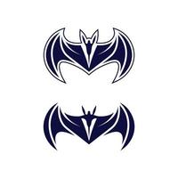 bat vector icon logo template