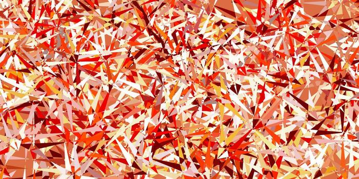 Light orange vector background with polygonal forms.