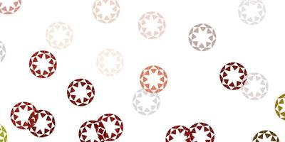 Light pink vector texture with disks.