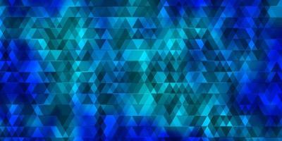 Light BLUE vector backdrop with lines, triangles.