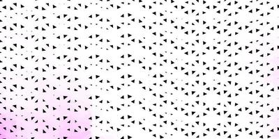 Light pink vector triangle mosaic design.